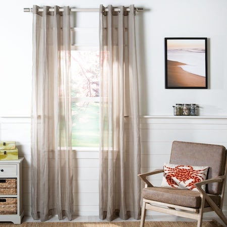 Safavieh 52 x 84 in. Kannon Window Panel - Tan WDT1046B-5284